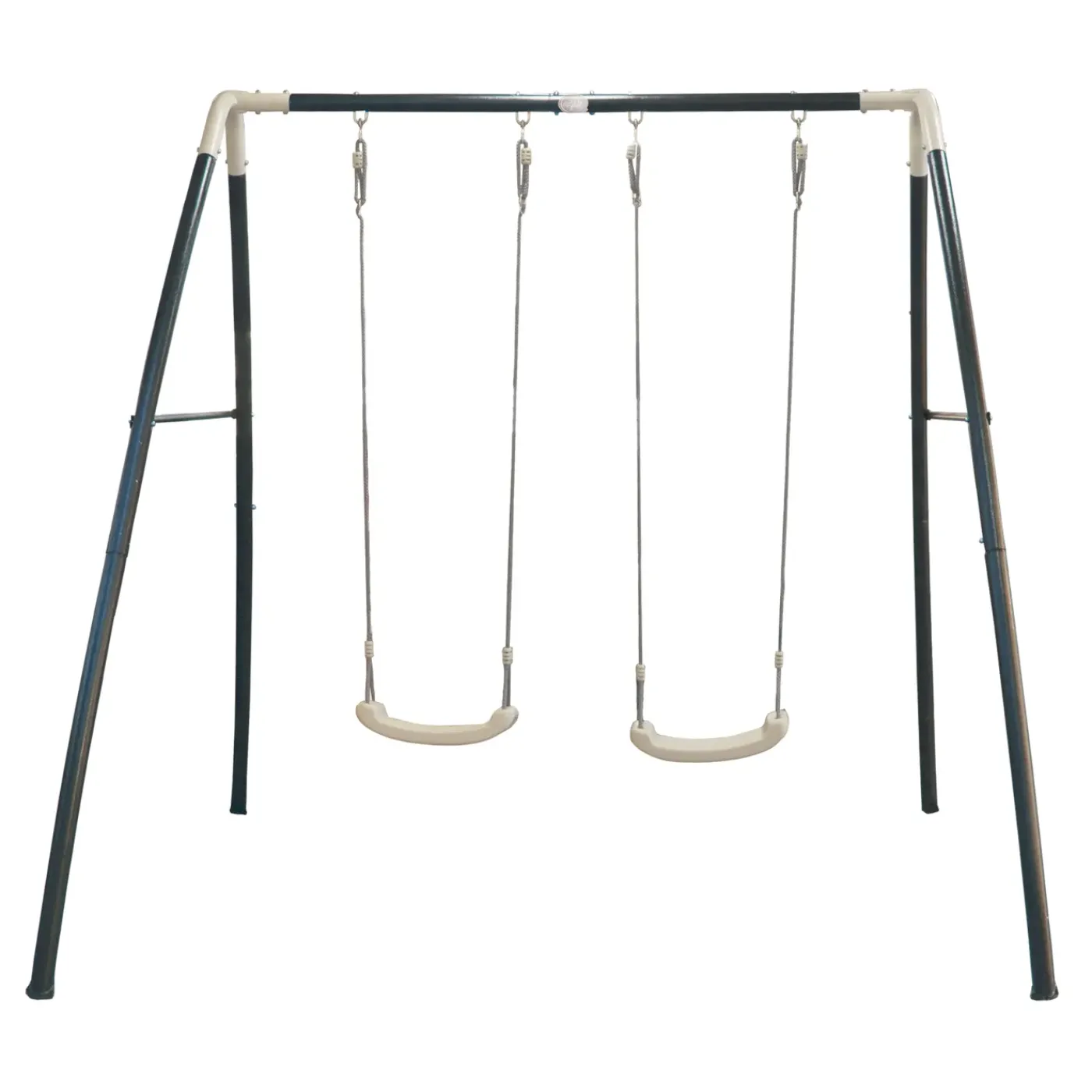 AXI Dubbele Schommel 210x210x217 Cm Metaal Grijs