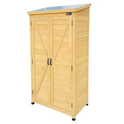 Axi Hugo Opbergkast Van Hout - Bruin - 85 X 52 X 174 Cm