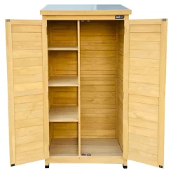 Axi Hugo Opbergkast Van Hout - Bruin - 85 X 52 X 174 Cm