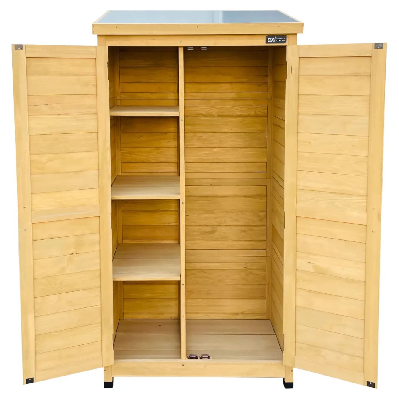 Axi Hugo Opbergkast Van Hout - Bruin - 85 X 52 X 174 Cm