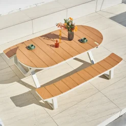 Axi Jax Picknicktafel - 2 Banken - Ovaal - 6 Personen