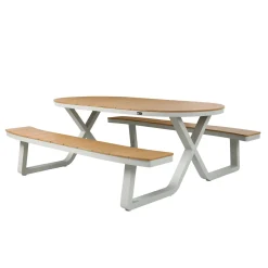 Axi Jax Picknicktafel - 2 Banken - Ovaal - 6 Personen