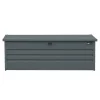 Axi Miles Metalen Opbergbox - 1000 - Antraciet - 185 X 82 X 75 Cm.