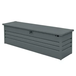 Axi Miles Metalen Opbergbox - 1000 - Antraciet - 185 X 82 X 75 Cm.
