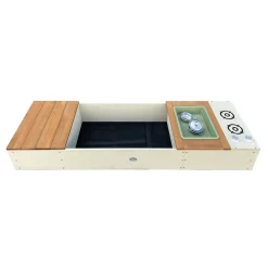 Axi Pippa Zandbak Van Hout - 160 X 50 X 20 Cm - Beige/bruin