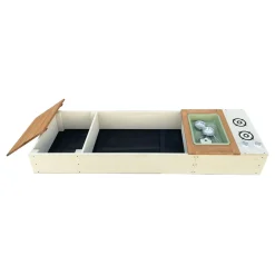 Axi Pippa Zandbak Van Hout - 160 X 50 X 20 Cm - Beige/bruin