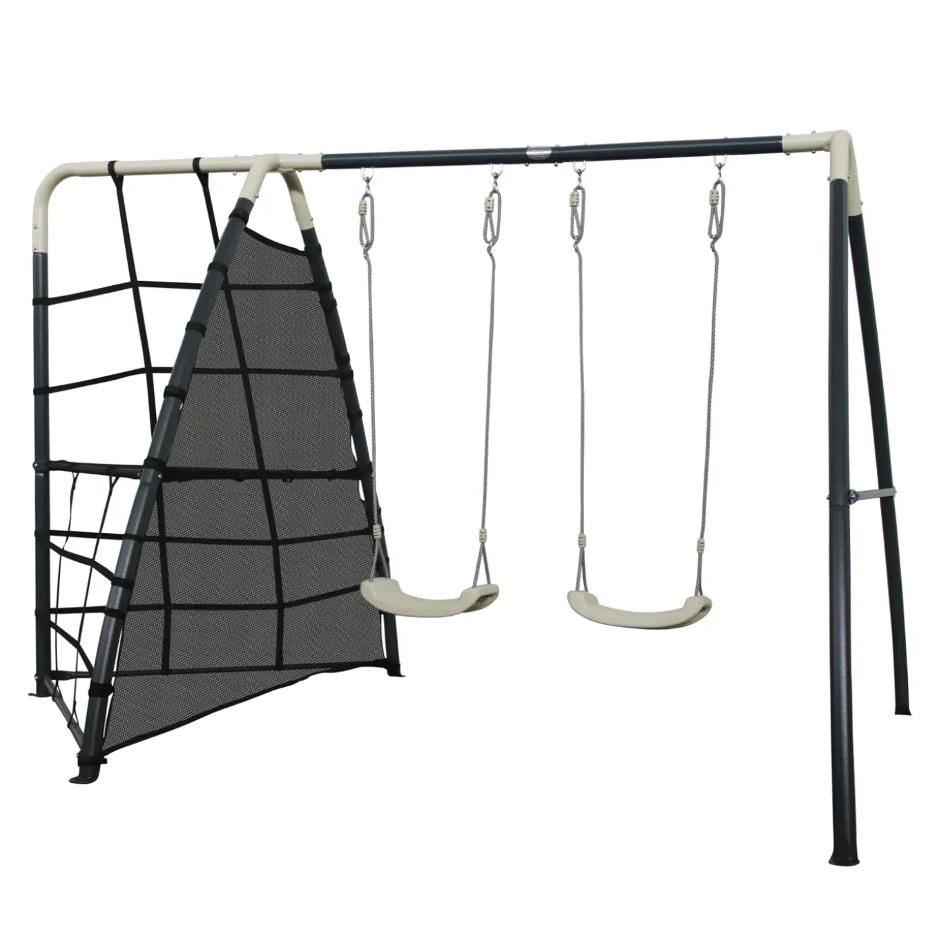 Axi Schommel Set 287x191x190 Cm Met Frame Van Metaal Grijs