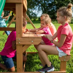 Backyard Discovery Belmont Speeltoestel - Glijbaan - Speeltoren Hout