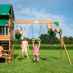 Backyard Discovery Belmont Speeltoestel - Glijbaan - Speeltoren Hout
