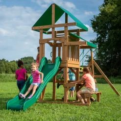 Backyard Discovery Belmont Speeltoestel - Glijbaan - Speeltoren Hout