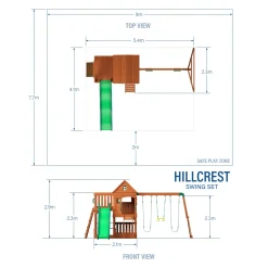 Backyard Discovery Hill Crest Speeltoestel - Speeltoren - Hout