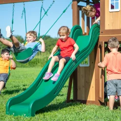 Backyard Discovery Lakewood Speeltoestel - Glijbaan - Speeltoren Hout