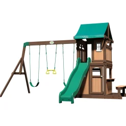 Backyard Discovery Lakewood Speeltoestel - Glijbaan - Speeltoren Hout