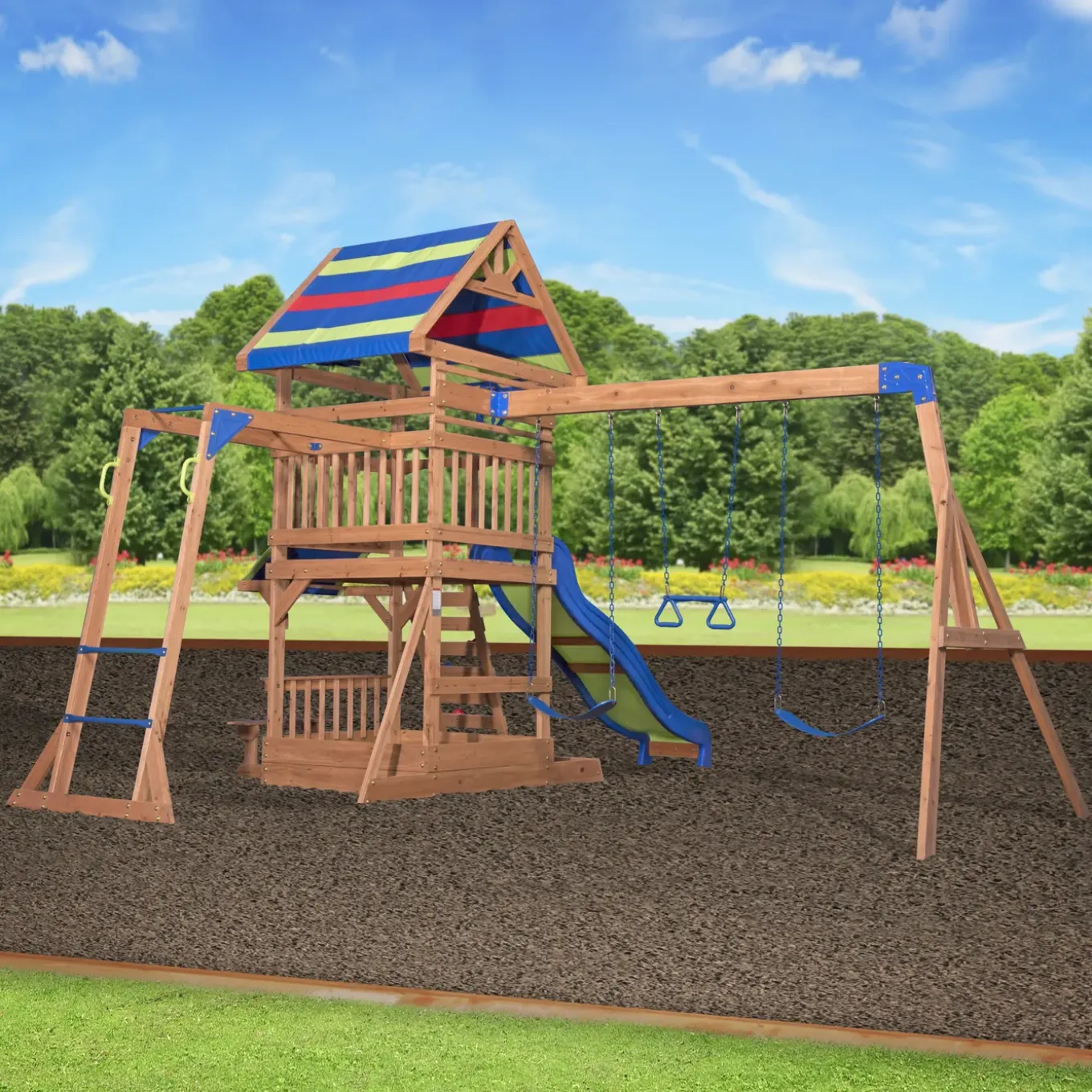 Backyard Discovery Northbrook Speeltoestel - Speeltoren - Hout