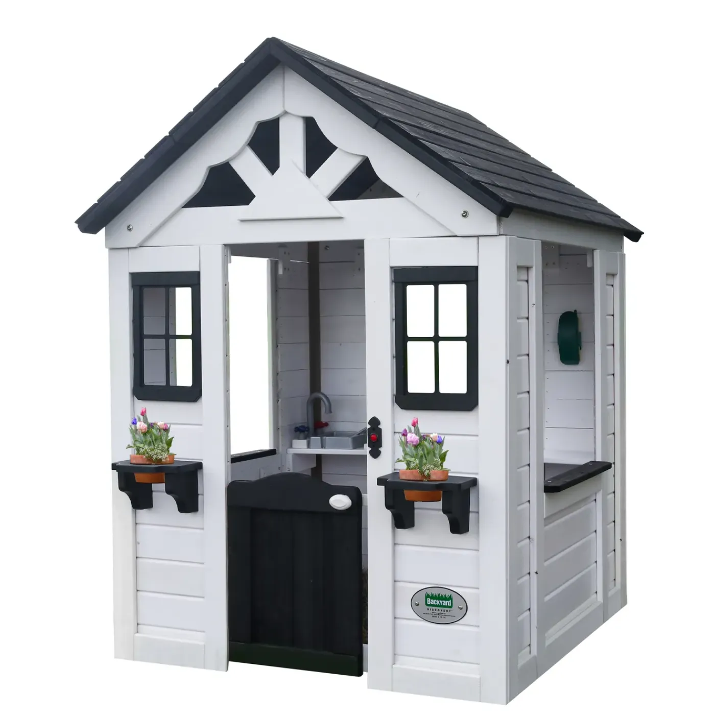 Backyard Discovery Sweetwater Speelhuis 117x107x140 Hout Wit