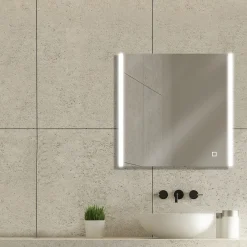 Overig Badkamerspiegel met Verlichting Grant - Vierkant - 60x60 cm