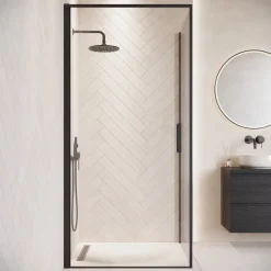 Badplaats Douchecabine Alava 90 X 90 X 190 Cm - Zwart - Nano Coating
