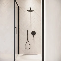Badplaats Douchecabine Alava 90 X 90 X 190 Cm - Zwart - Nano Coating