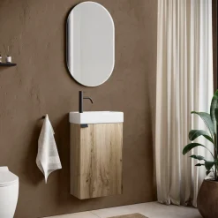 Badplaats Toiletmeubel Apollo 40cm - Licht Eiken