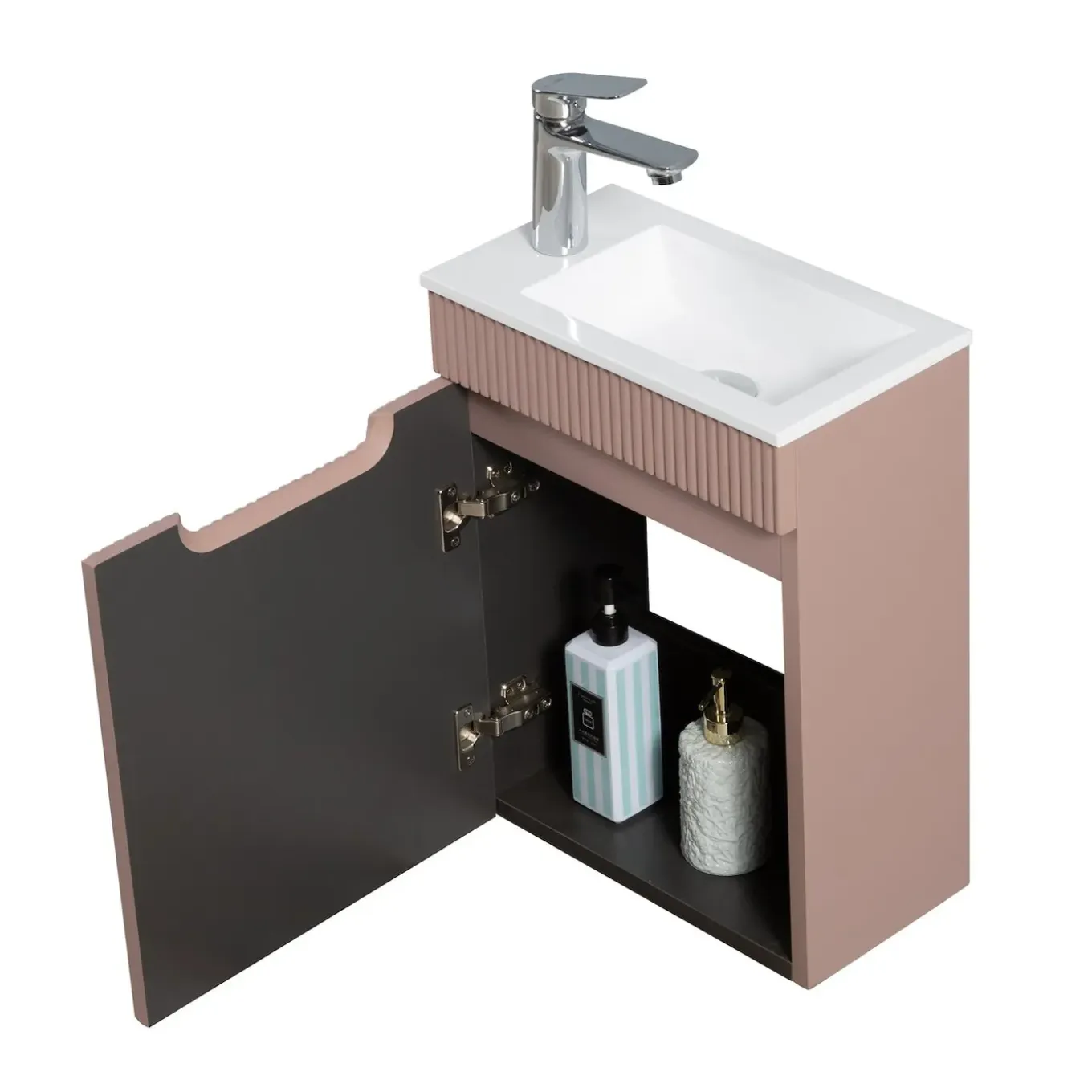 Badplaats Toiletmeubel Thermis 40cm - Mat Roze
