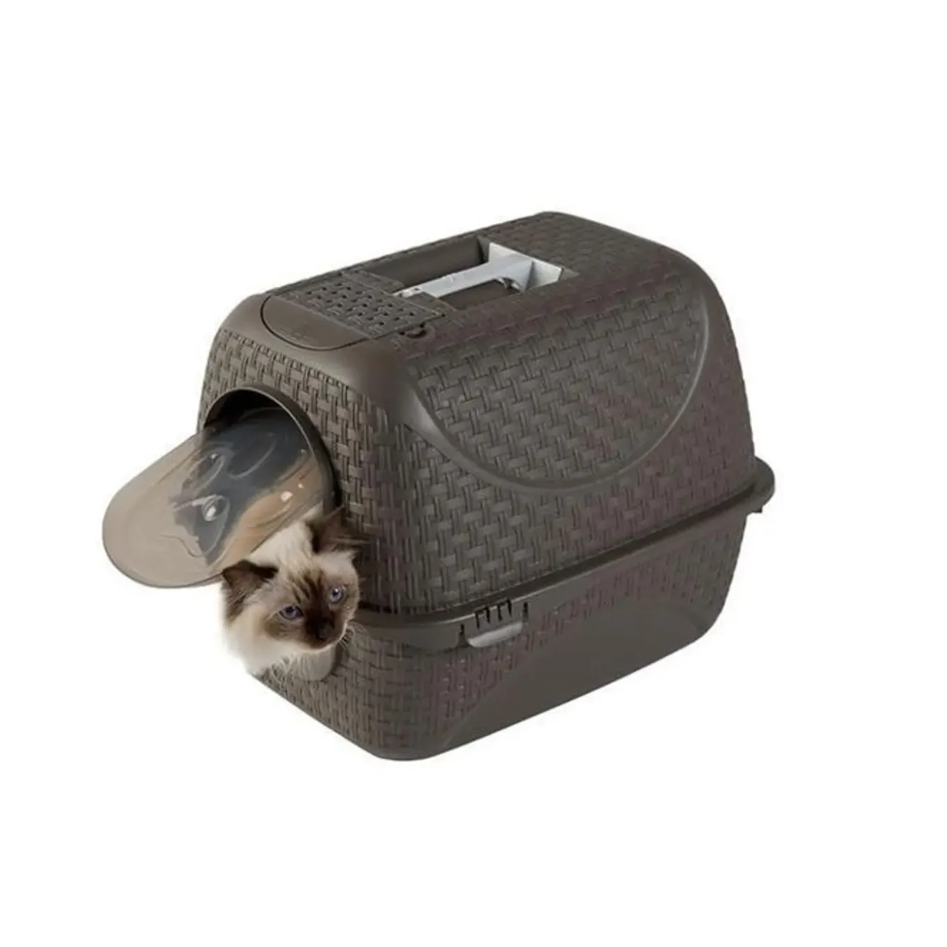 Bama Pet Kattenbak 41.8x50.5x39.6 Cm Taupe