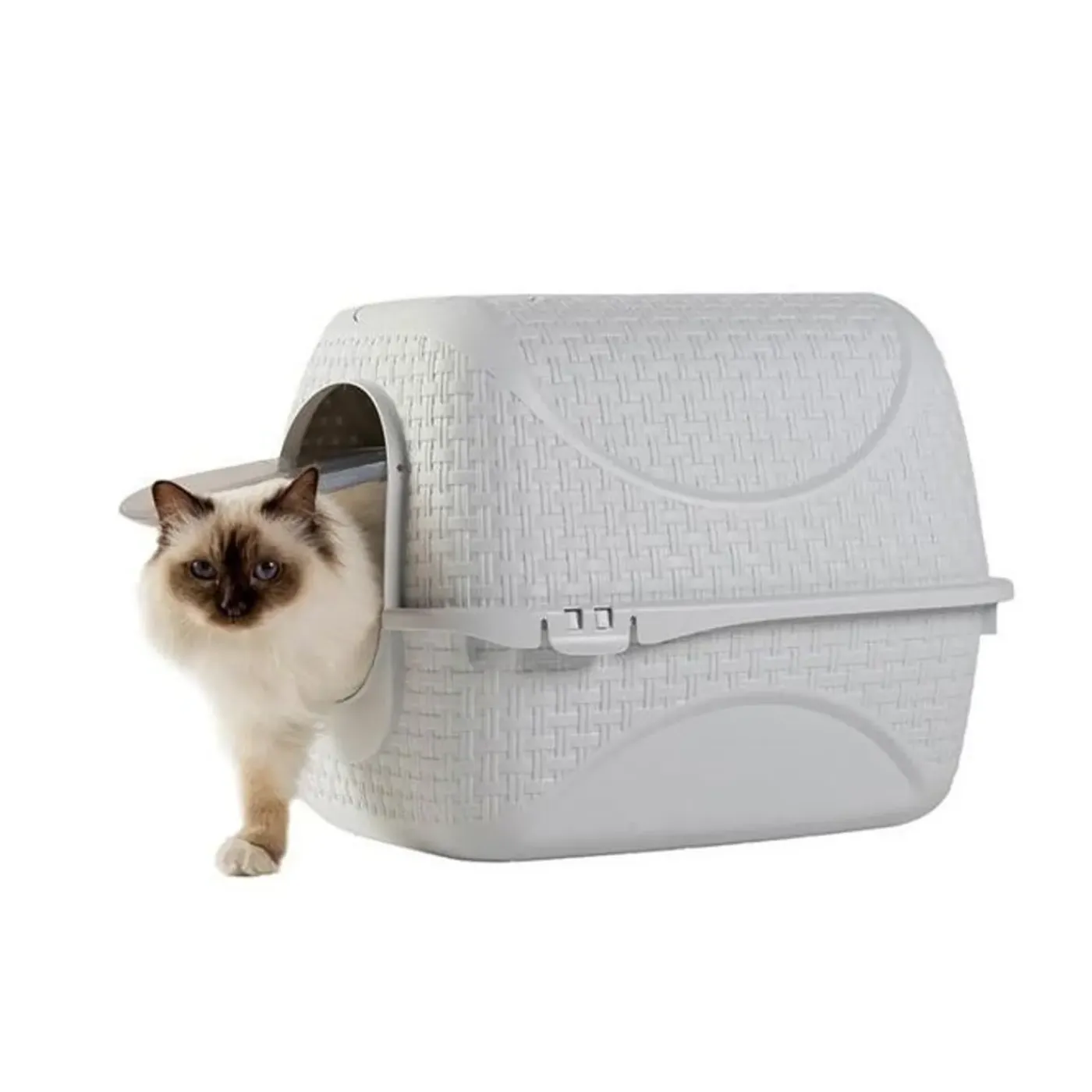 Bama Pet Kattenbak 41.8x50.5x39.6 Cm Wit