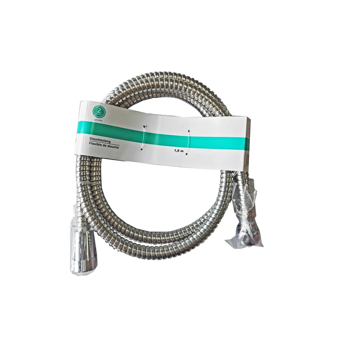 Baseline Doucheslang BASELINE - Anti-torsie - Universeel - Chroom - 150cm