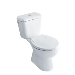 Baseline Duoblok toilet met randloze toiletpot - AO - wit
