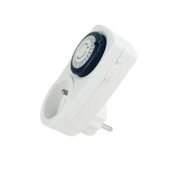 Baseline mechanische timer 24-uurs mini Schuko IP20 wit