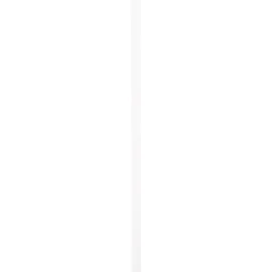 Baseline Muurplint Budget Cubic - Wit - MDF - Folie - 240cm - 14x80mm