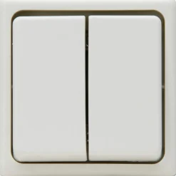 Baseline serieschakelaar opbouw wit