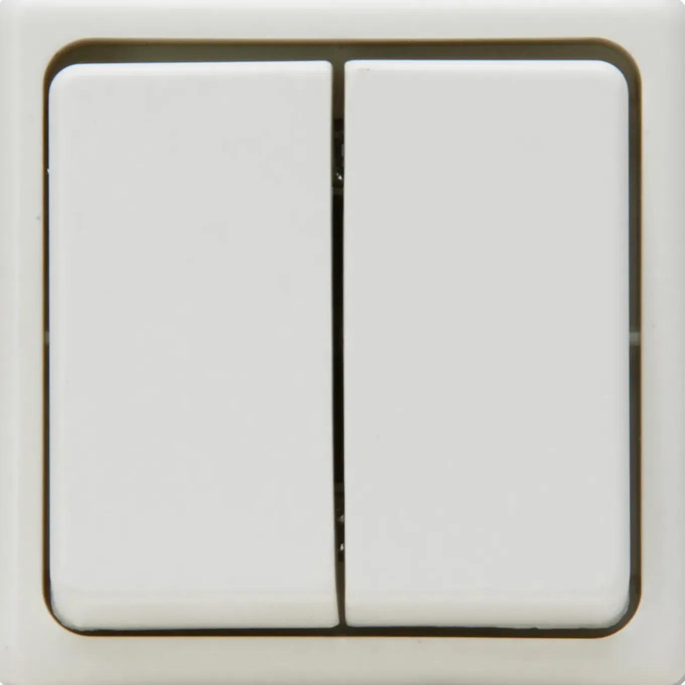 Baseline serieschakelaar opbouw wit