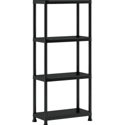 Baseline Stellingkast - 135x60x30cm - Draagkracht 20kg - Zwart