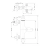 Baseline Thermostatische Badkraan - Chroom - 15 cm