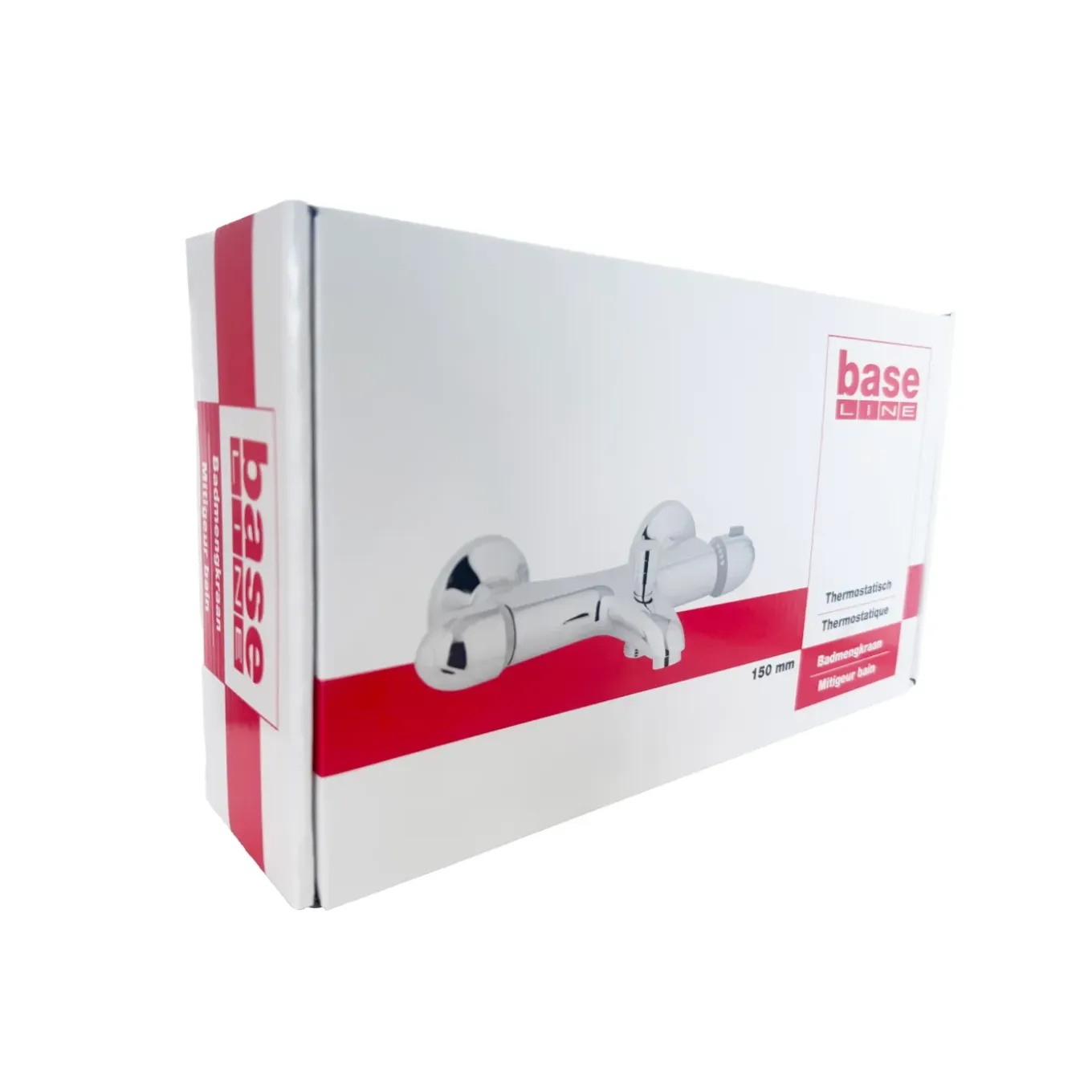 Baseline Thermostatische Badkraan - Chroom - 15 cm