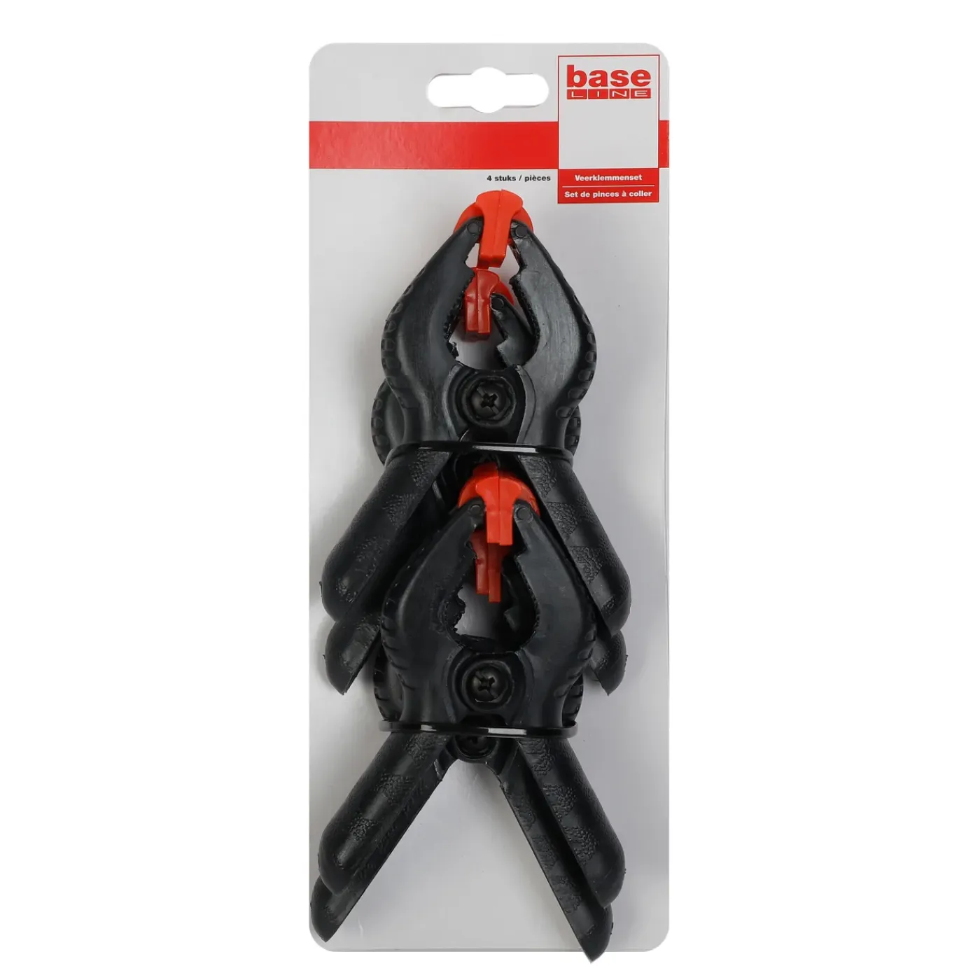 Baseline veerklemmenset 100mm – 4 stuks