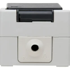 Baseline Wandcontactdoos - Grijs - Opbouw - Spatwaterdicht