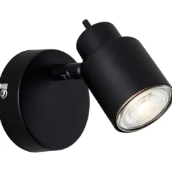 Baseline Wandlamp Verona - Zwart - GU10