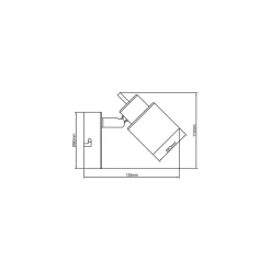 Baseline Wandlamp Verona - Zwart - GU10