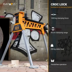 Batavia Bankschroef Op 'croc Lock' Statief Afmetingen 79,7 X 30 X 32,5 Cmmax 95,6 Cm