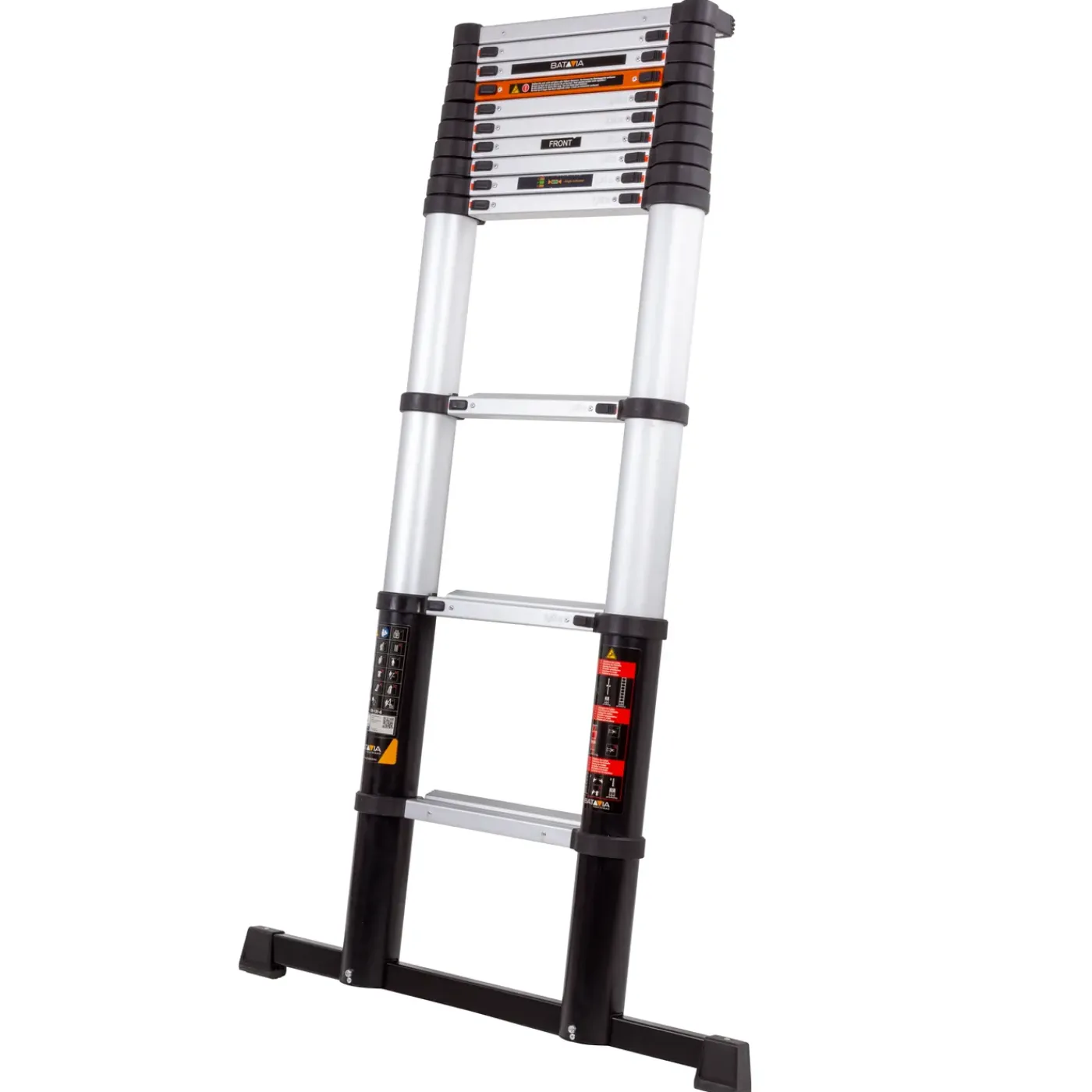 Batavia Telescoopladder - 13 treden - Kunststof - max. 150kg belasting