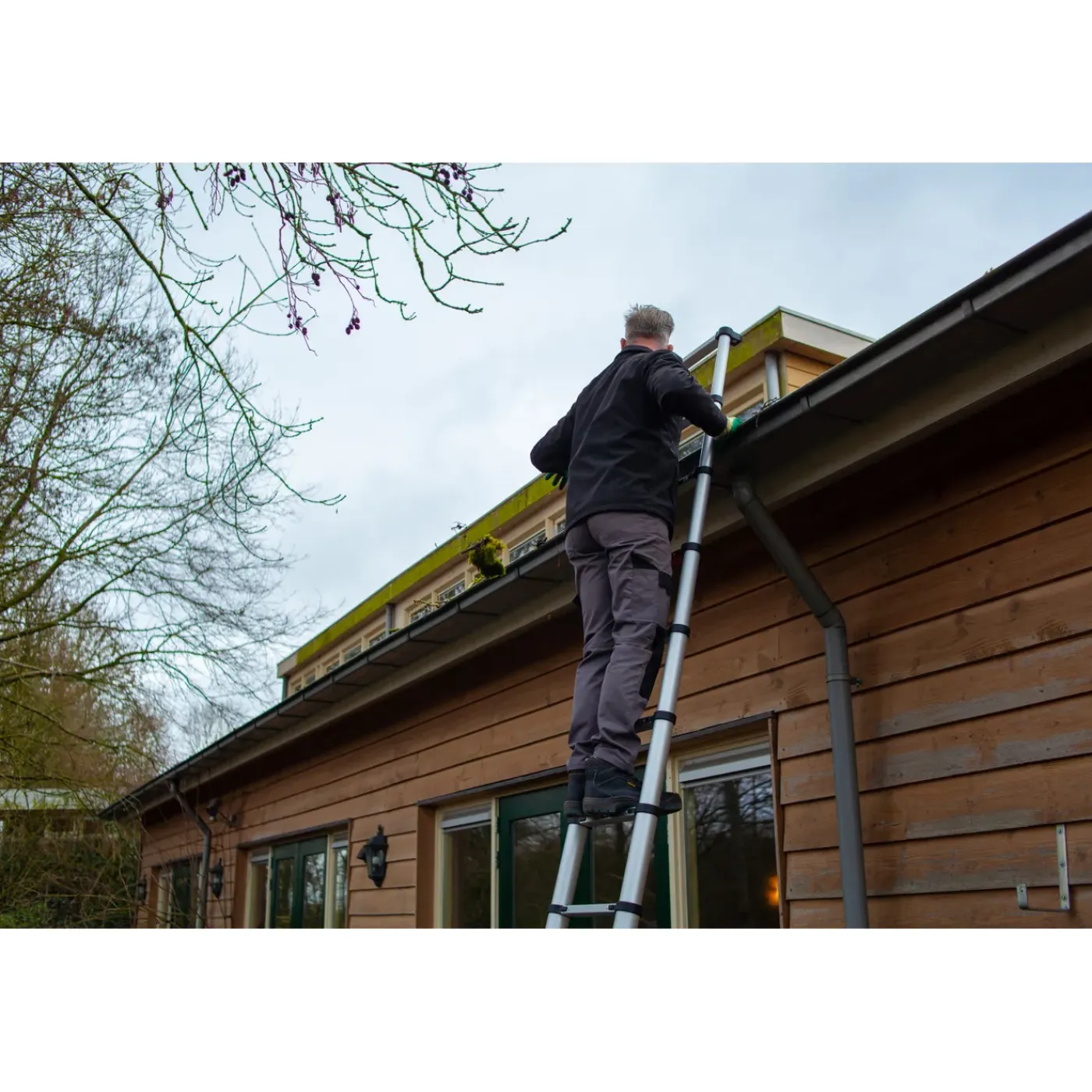 Batavia Telescoopladder - 13 treden - Kunststof - max. 150kg belasting