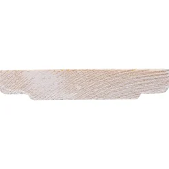 Belegstuk grenen wit gelakt 13x70mm 270cm