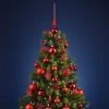 Bellatio Decorations Kerstballen Set - 110x - Rood - Kunststof