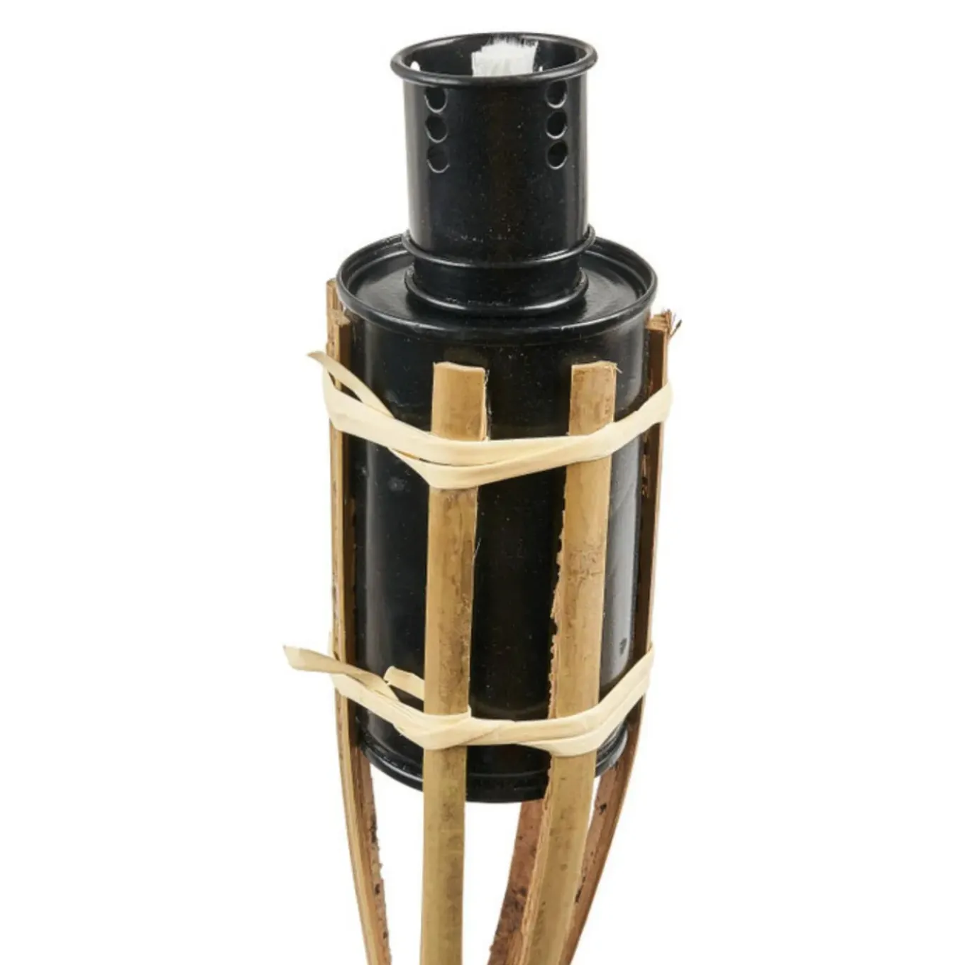 Bellatio Design Tuinfakkels - 6x - Bamboe - 60 Cm - Navulbaar