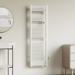 Belrad Elektrische Badkamerradiator Met Blower - Wit - Programmeerbare Thermostaat