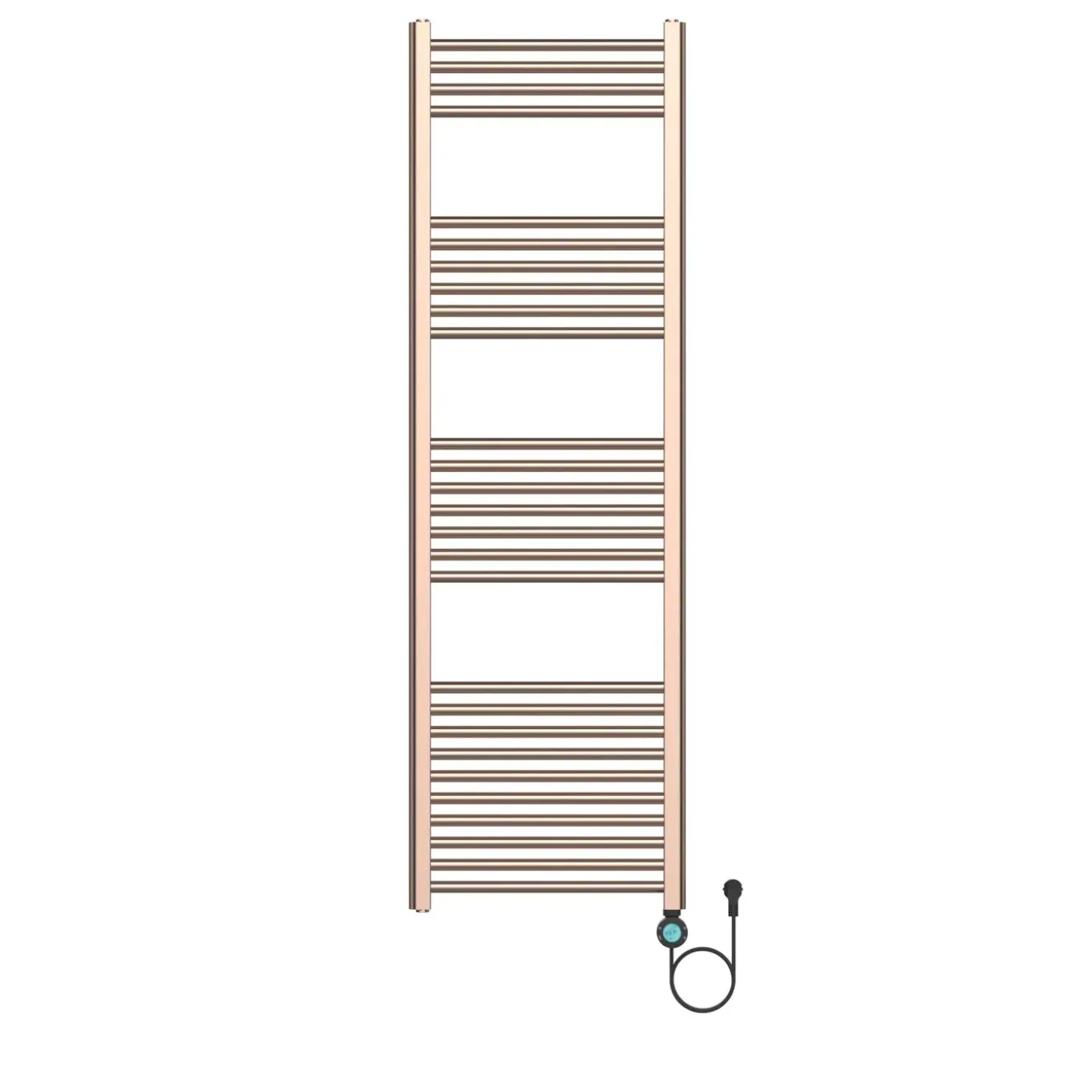 Belrad Elektrische Handdoekdroger - Smart Wifi - 700w - 1600x500mm - Geborsteld Koper - Rechts