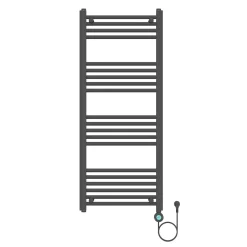 Belrad Elektrische Radiator 1200x500 Mm – 700w – Mat Zwart – Smart Wifi