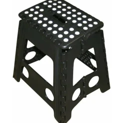 Benson Opstapkrukje - Opvouwbaar - Zwart - 31 X 22 Cm - 150 Kg