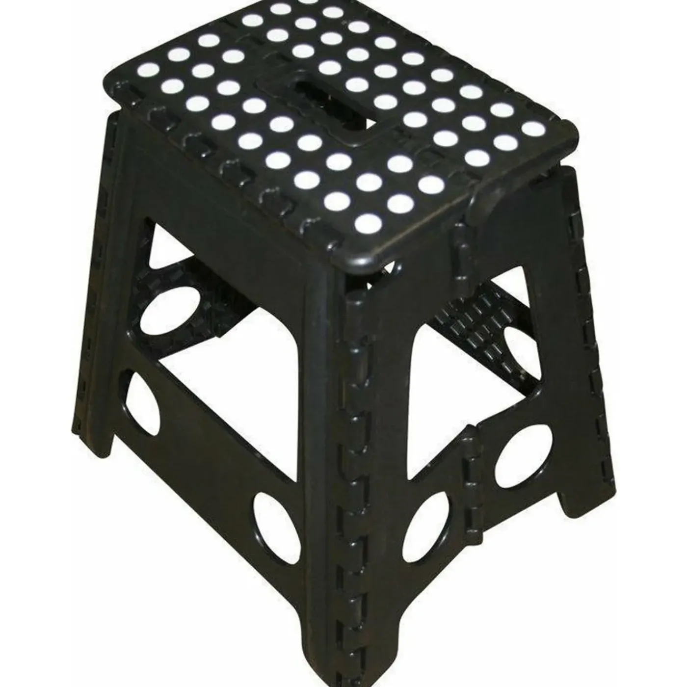 Benson Opstapkrukje - Opvouwbaar - Zwart - 31 X 22 Cm - 150 Kg